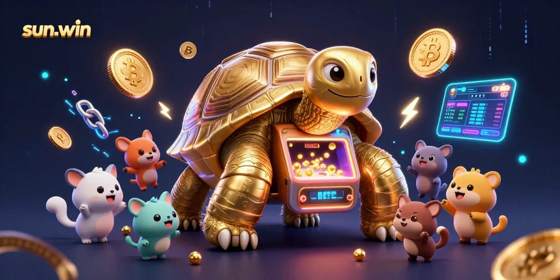 Experience thrilling gaming at sun-win with animated casino fun and vibrant crypto elements.