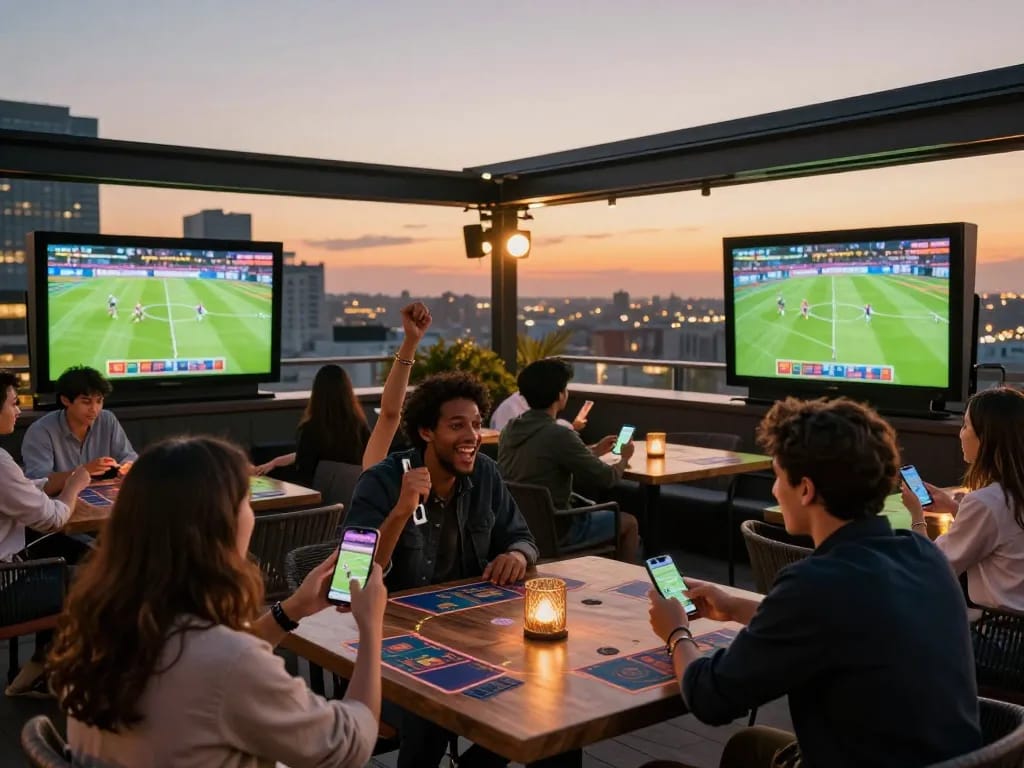 Experience ดูหนังออนไลน์ฟรี while engaging with friends in an exciting sports betting atmosphere
