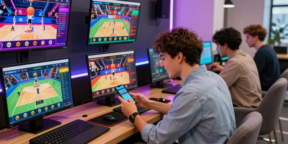 Excited players exploring betting options on https://open88c.com/ in a vibrant online gambling environment.