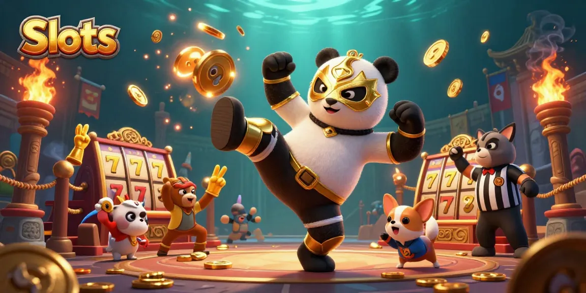 Experience exciting Slots action with colorful characters in an energetic casino atmosphere.