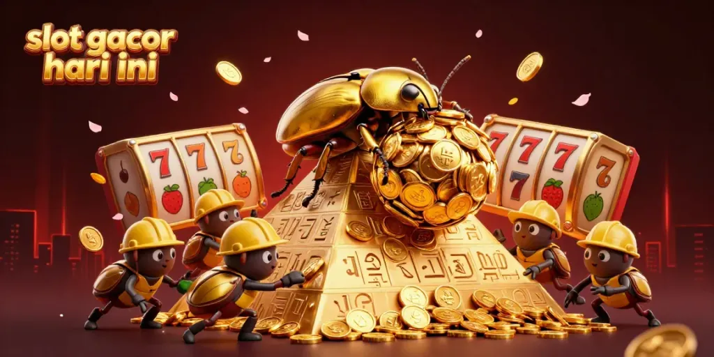 Menangkan jackpot slot gacor hari ini dengan ilustrasi 3D mengesankan dari simbol kasino dan karakter menarik.