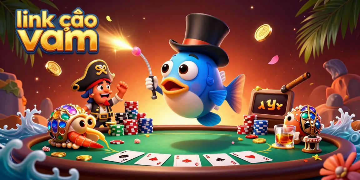 Unlock exciting wins with link vào vmax in a vibrant 3D casino scene showcasing luck and fun.