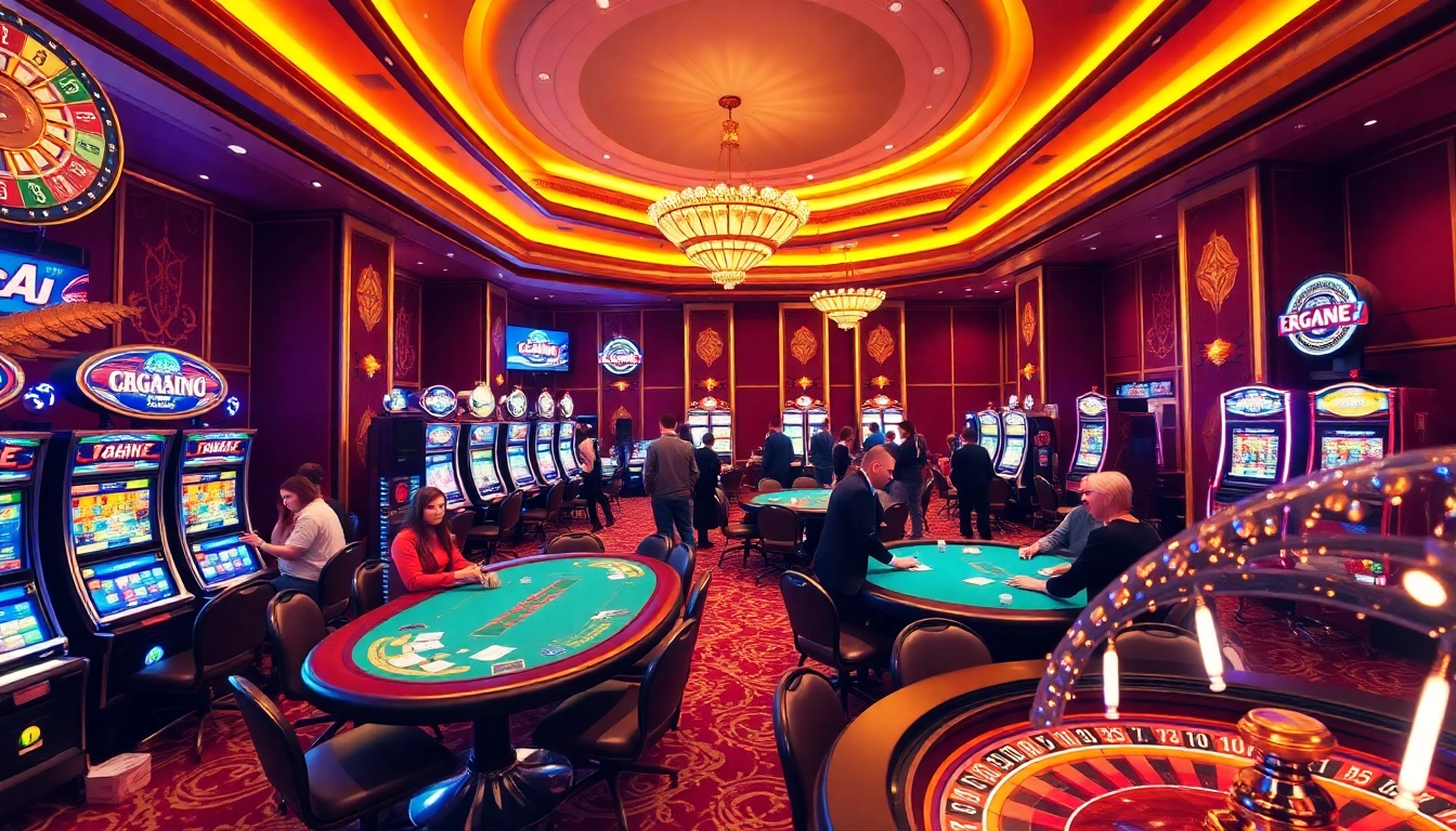 Experience the vibrant GG88 gaming room with thrilling action at the poker tables.