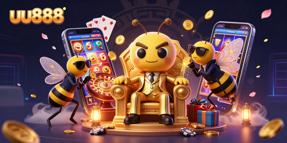 Experience thrilling slots at uu888 with buzzing bumblebee mob boss and dynamic casino elements.