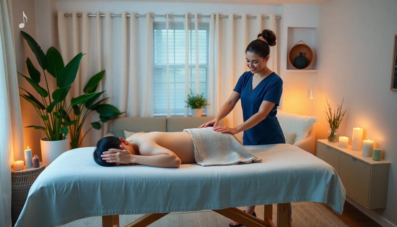 수원출장마사지 providing a relaxing experience with a professional therapist in a cozy setting