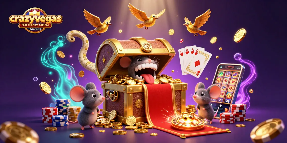 Experience magic at crazyvegas real money casinos australia with adventure mice and treasure.