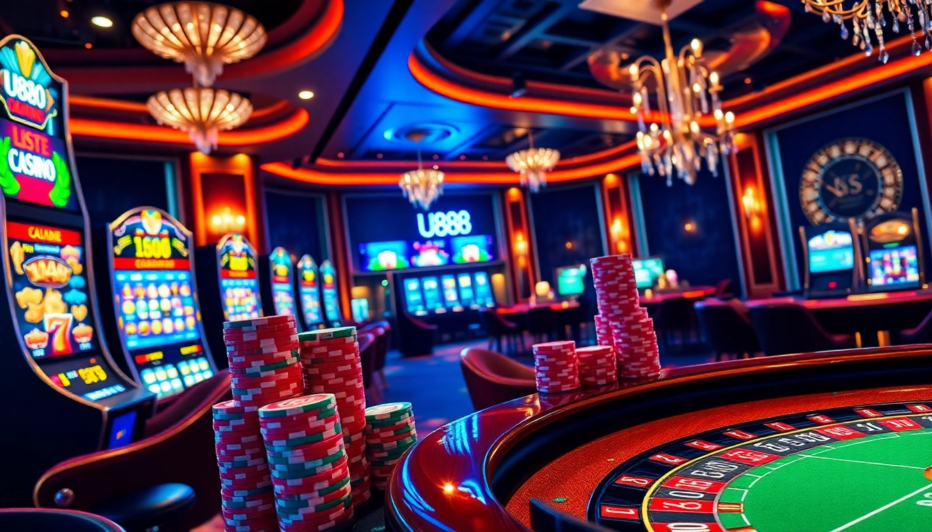 Experience the thrill of winning at U888 with dynamic slot machines and elegant tables.