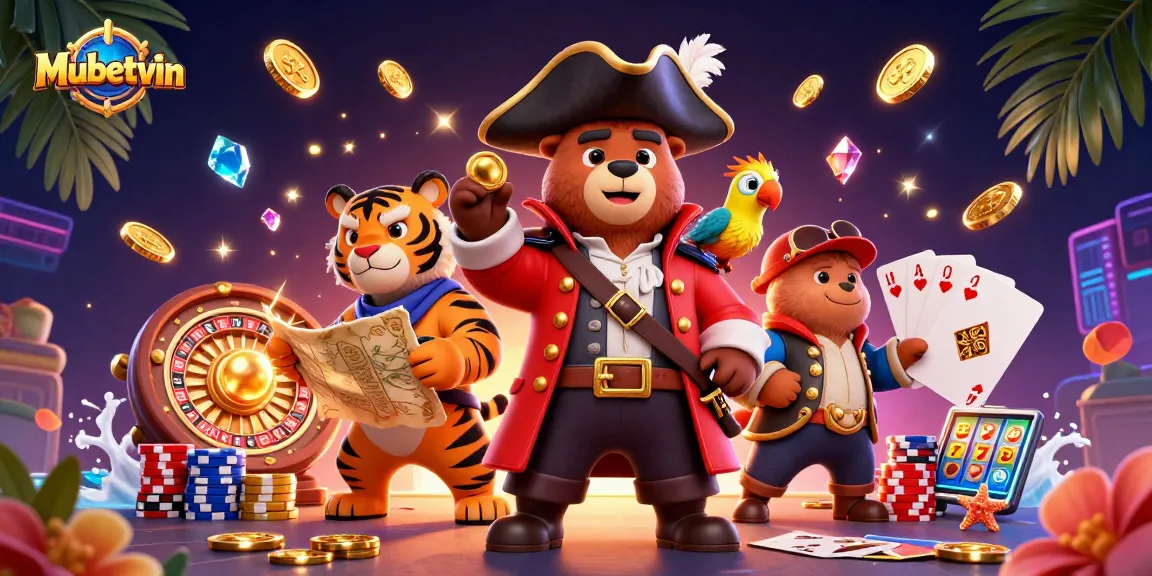 Mubetvin reveals exhilarating wins as a pirate bear leads thrilling casino adventures.