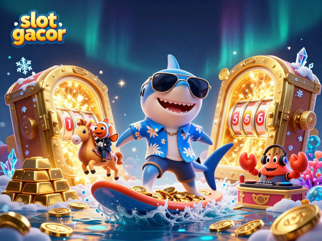 Engage with slot gacor illustrations featuring immersive characters in a captivating casino atmosphere.