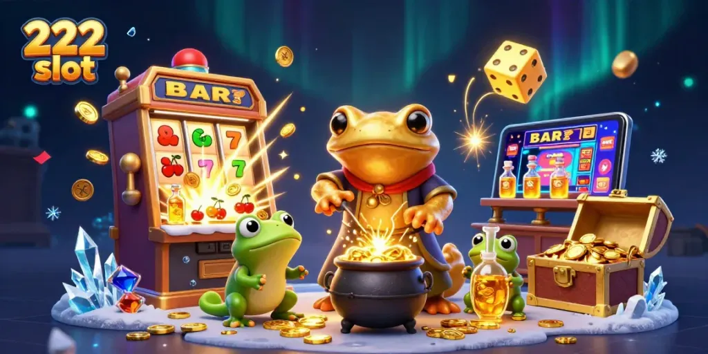 Mainkan 222 slot di kasino online dengan mesin slot berjakpot meledak dan replika karakter alkimia