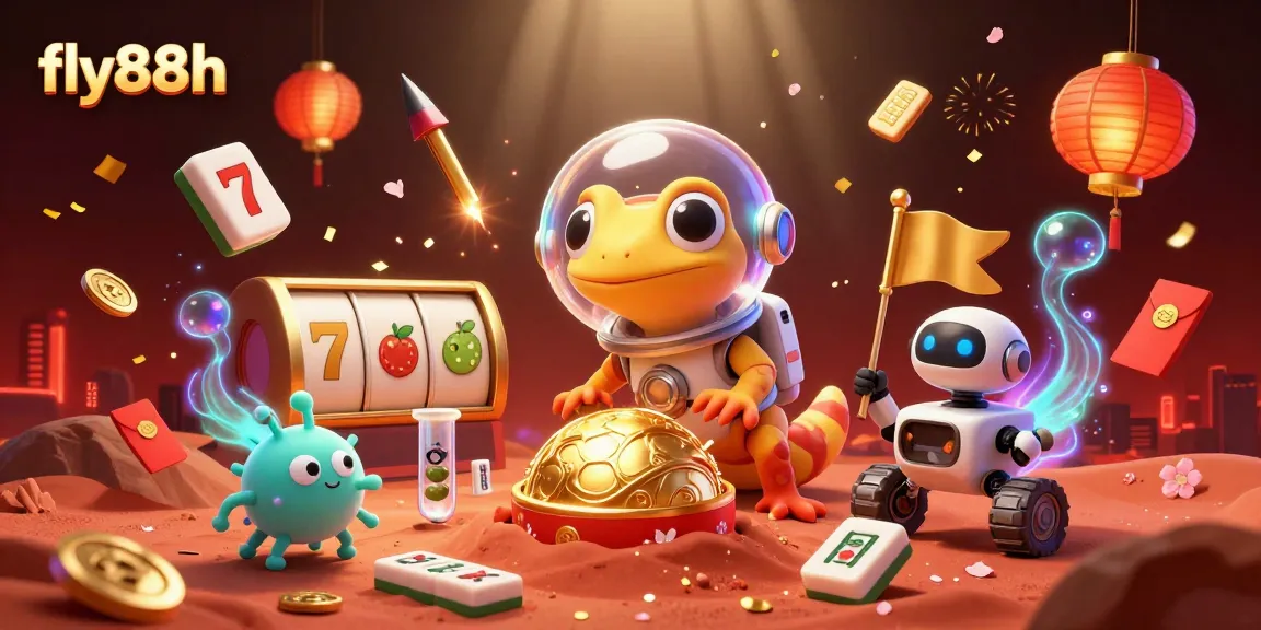 Experience thrilling action at fly88h as the Martian gecko discovers a buried golden casino!