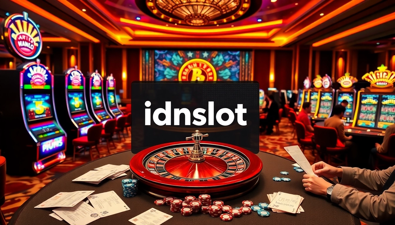 Experience the thrill of the idnslot games in a luxurious casino atmosphere.