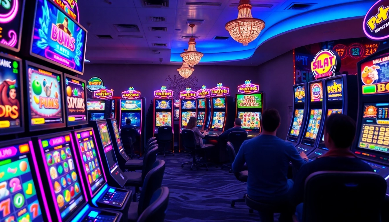 Kode4d link showcasing an exciting online gaming interface with vibrant slot machines.
