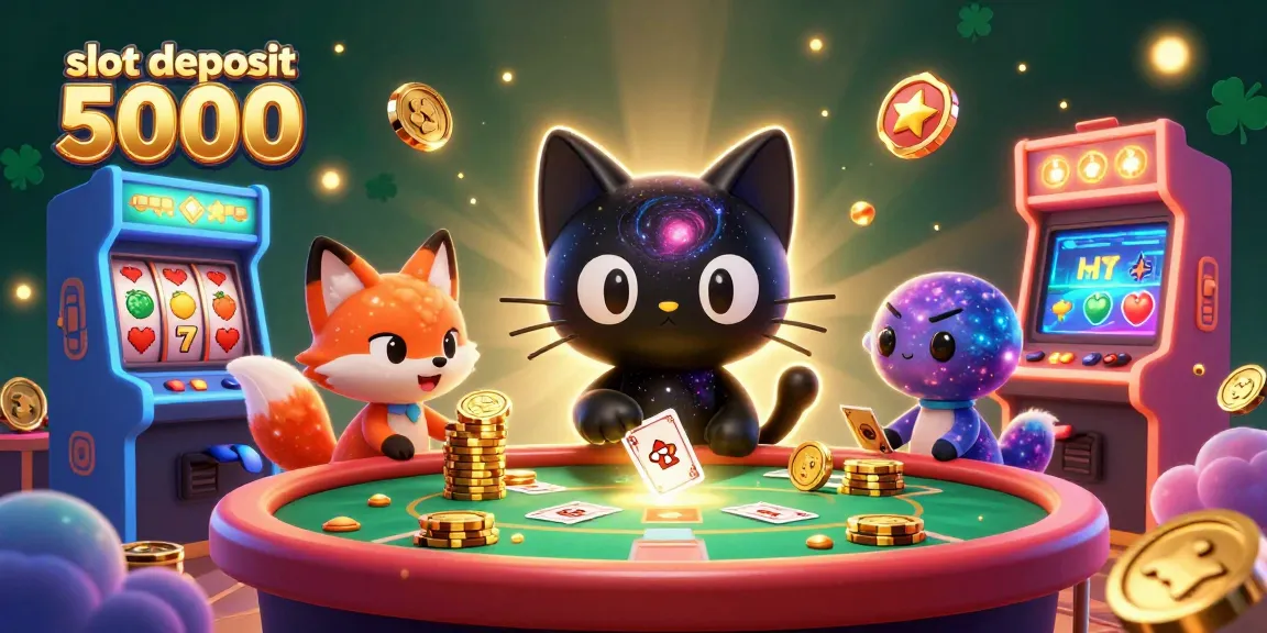 Spin the reels and win big at the slot deposit 5000 casino with colorful 3D slot machines!