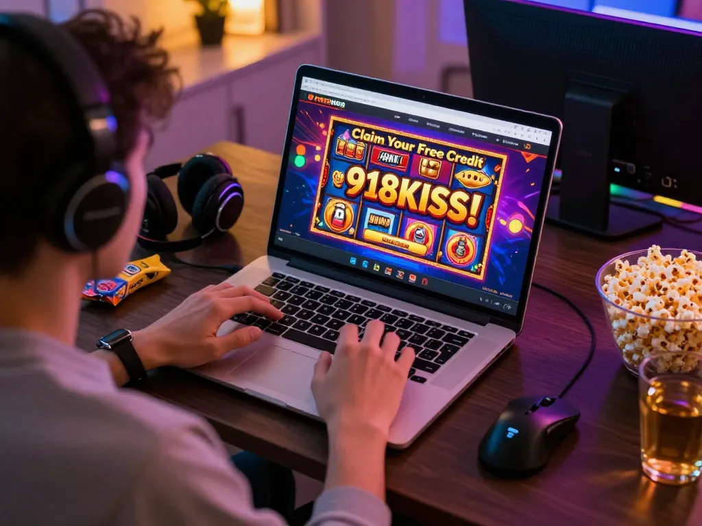 Experience the excitement of free credit 918kiss while gaming online in a vibrant setting.