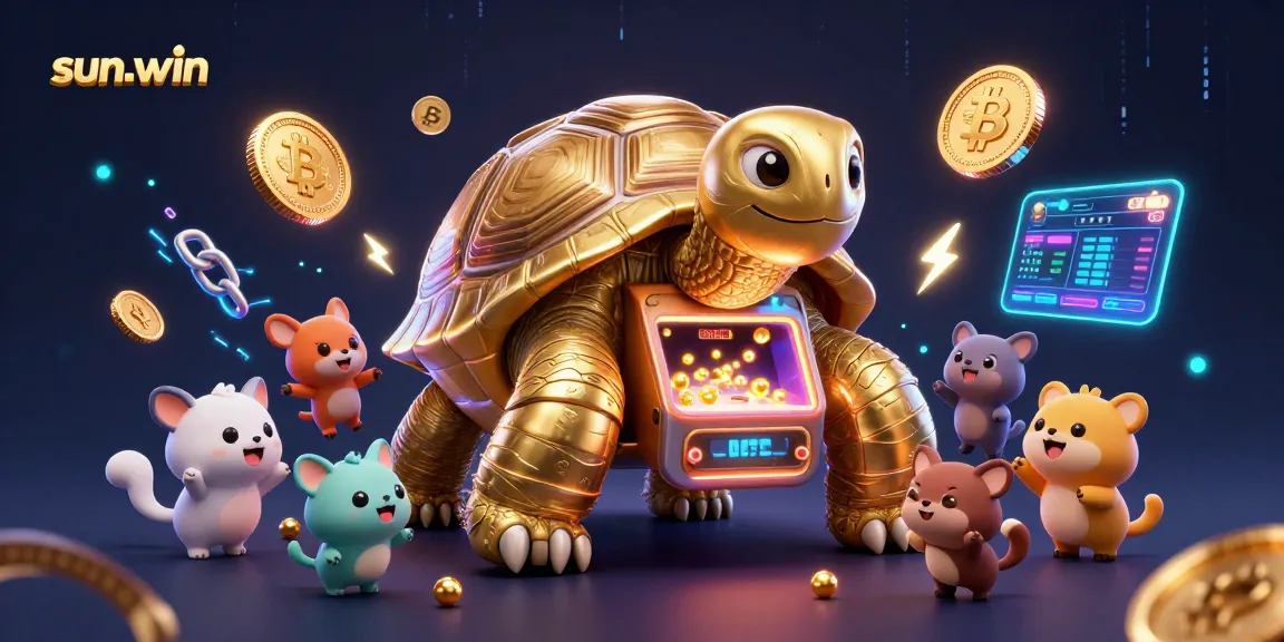 Experience thrilling gaming at sun-win with animated casino fun and vibrant crypto elements.