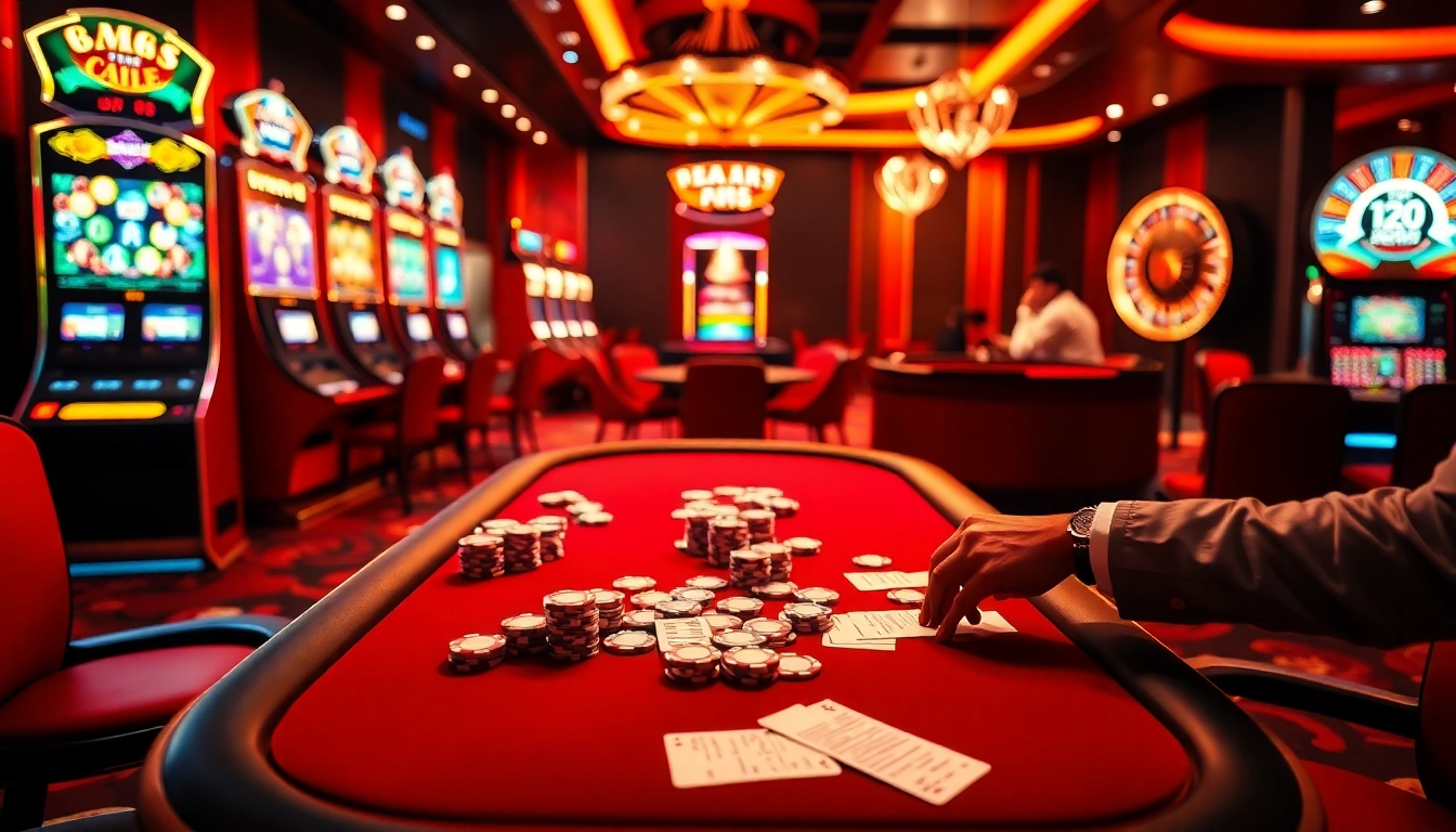Experience thrilling poker action at MB66 with professional gaming tables and vibrant slots.