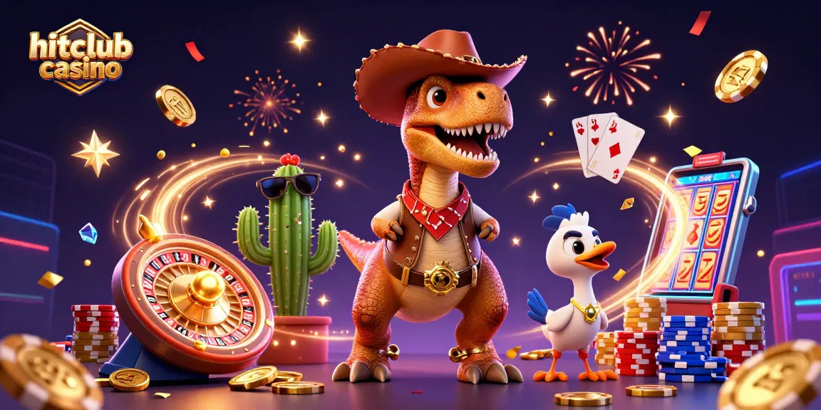 Experience the excitement of hitclub casino with dynamic characters and vibrant gaming elements.