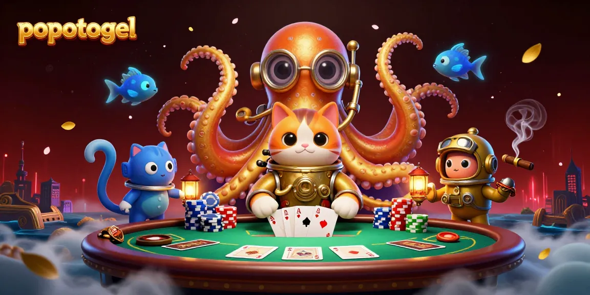 Experience the thrilling action of popotogel with immersive 3D casino scenes filled with vibrant elements.