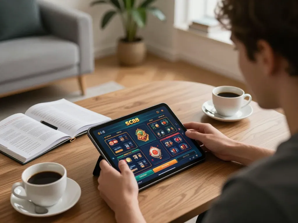 Engaging gameplay on SC88 mobile app with player analyzing strategies and options