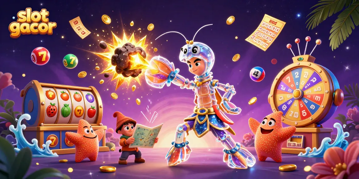 Menangkan slot gacor dengan ilustrasi 3D berwarna cerah dan karakter yang berani