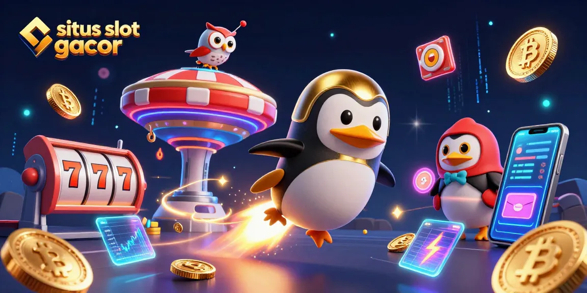 Menangkan jackpot besar di situs slot gacor dengan penguin emas yang mengemudikan roket melalui luar angkasa.
