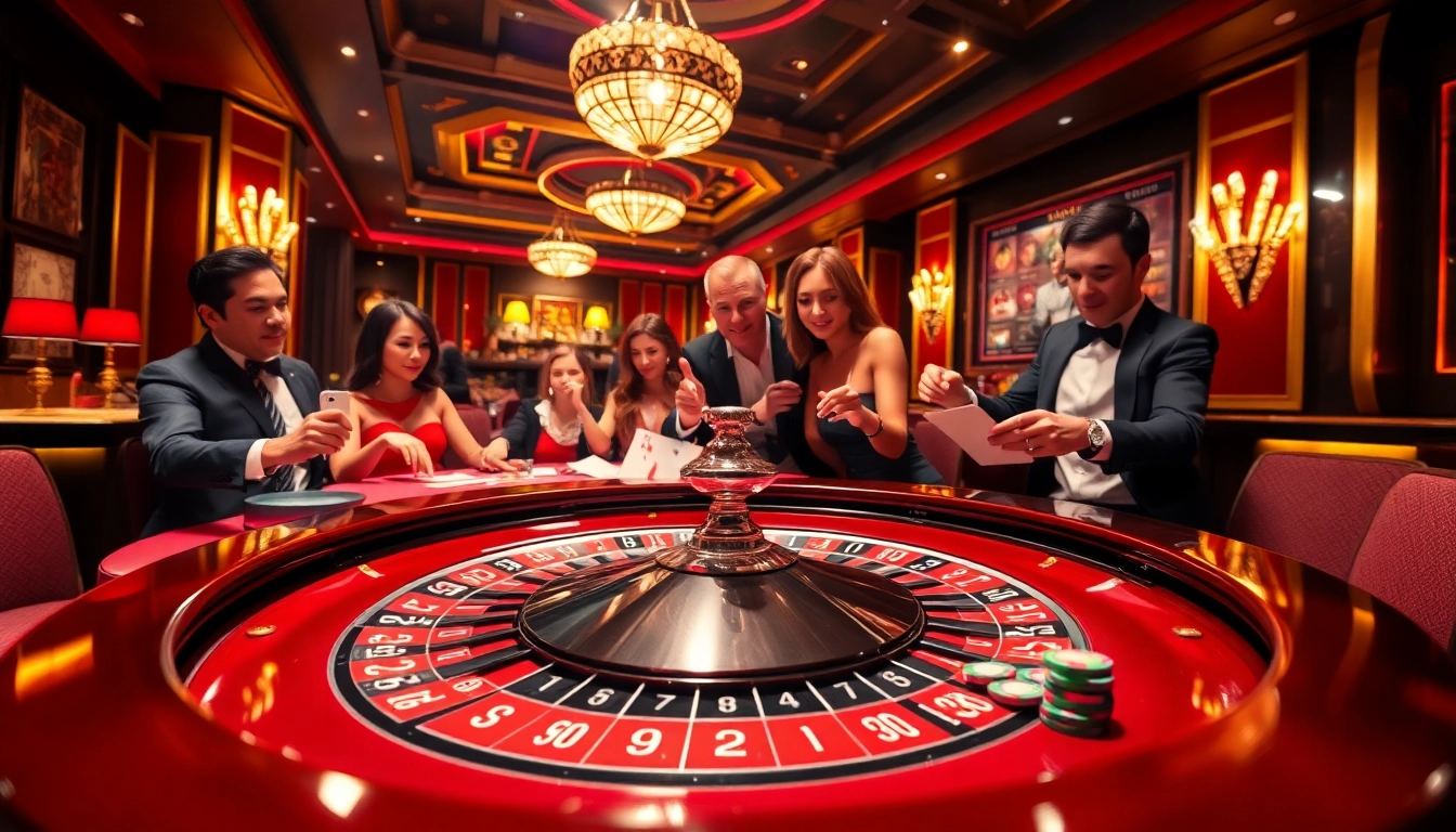 Menangkan jalantoto di kasino mewah dengan pemain terlibat dan meja roulette yang menarik.