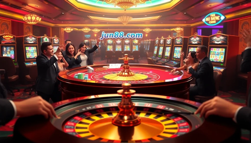 Discover the thrilling blackjack action at jun88.com, where players experience luxury and excitement at every turn.