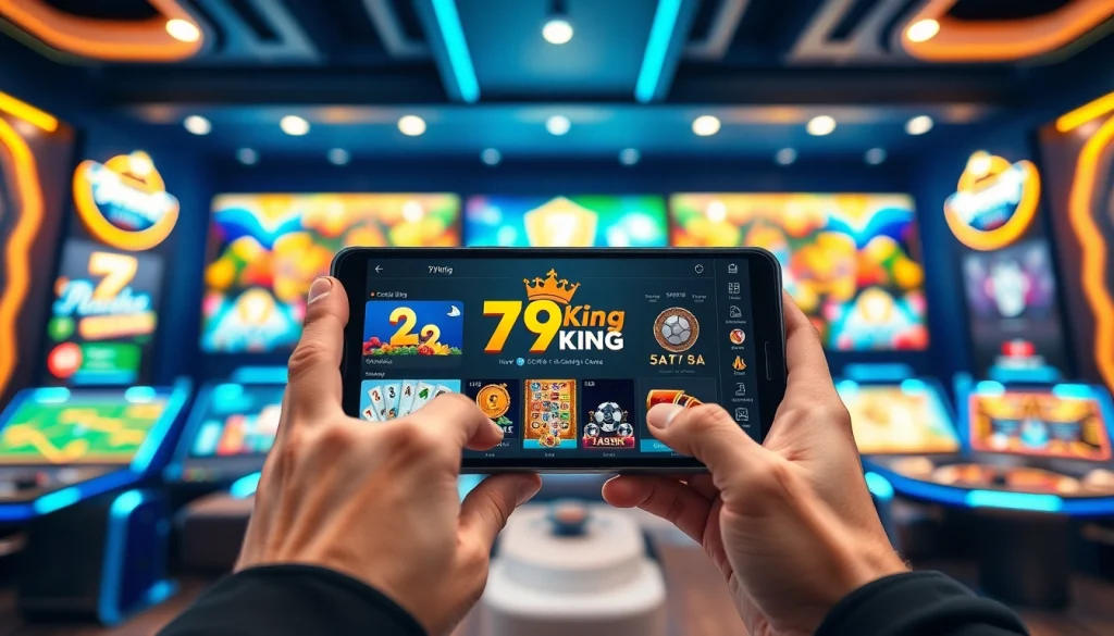 Betrek je bij het 79king hn platform dat de opwinding van sport- en casinospellen toont.