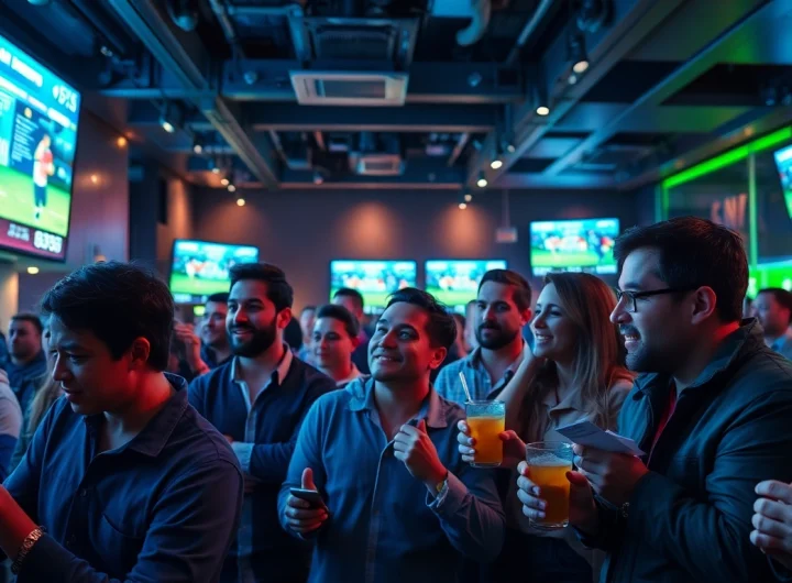 Engage with Sports Betting enthusiasts as they experience live games and analyze odds.