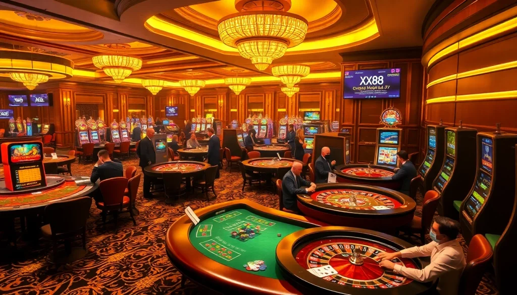 Experience the thrill of gaming at XX88.AI with vibrant slots and exciting table games