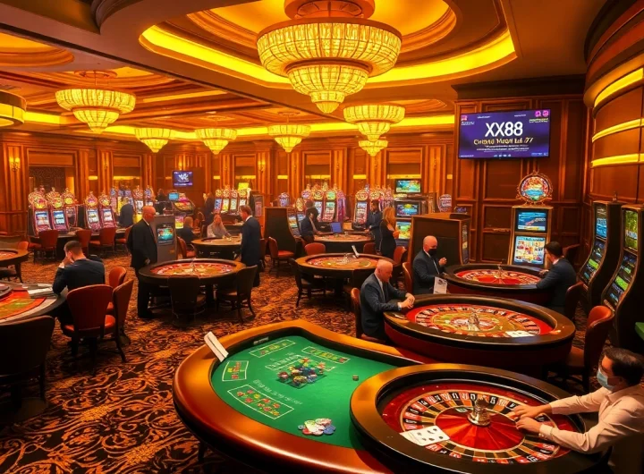 Experience the thrill of gaming at XX88.AI with vibrant slots and exciting table games