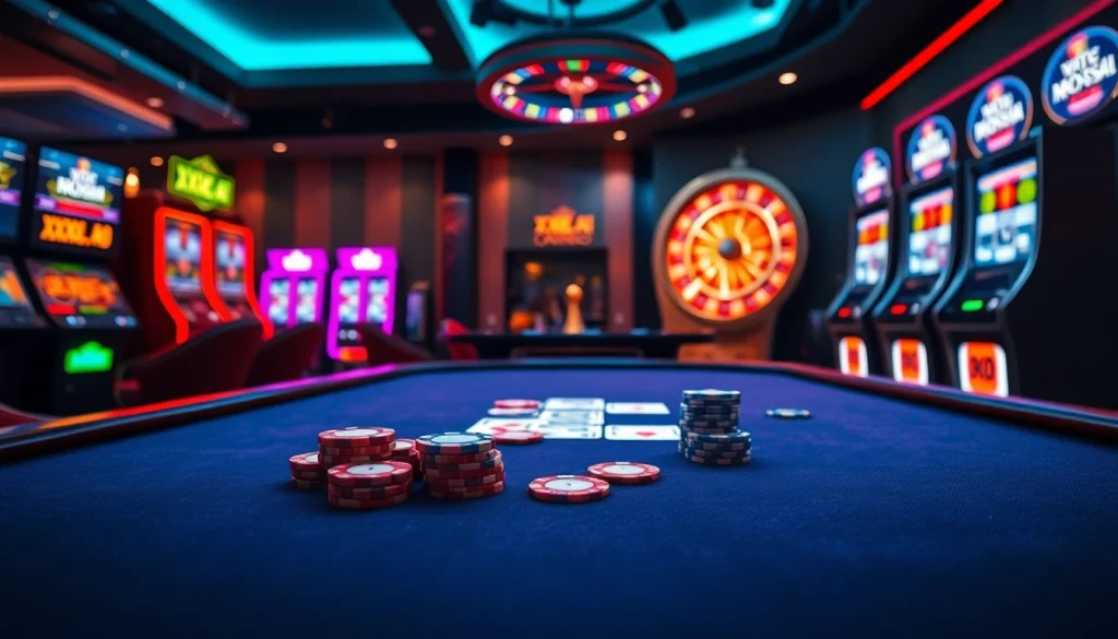 Experience thrilling moments at the casino with XX88.AI, featuring poker, roulette, and slot games.