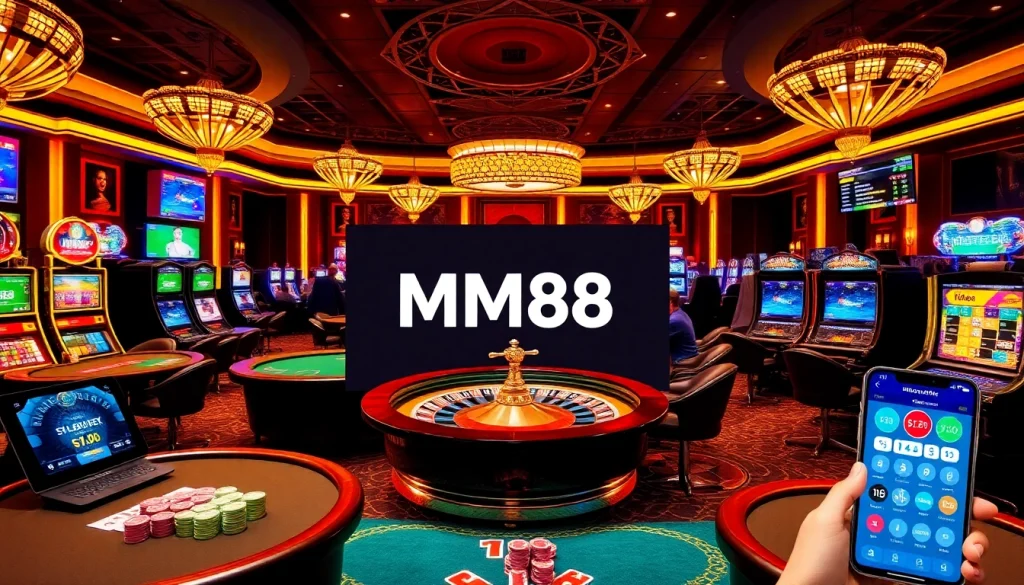 Engage in exhilarating gameplay at https://mm88.tokyo/ with vibrant casino visuals featuring games and platforms.
