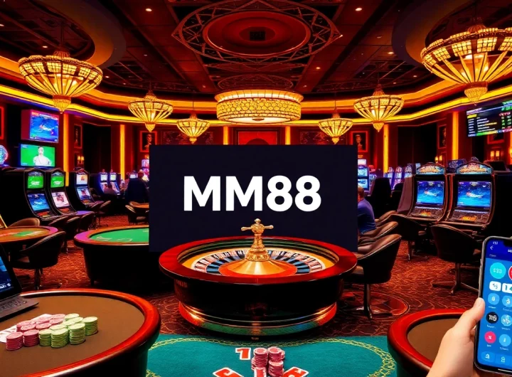 Engage in exhilarating gameplay at https://mm88.tokyo/ with vibrant casino visuals featuring games and platforms.