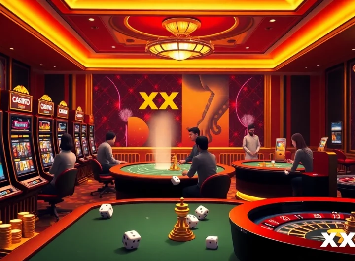 Winning strategies at xx88 casino with immersive gameplay featuring slots and cards.