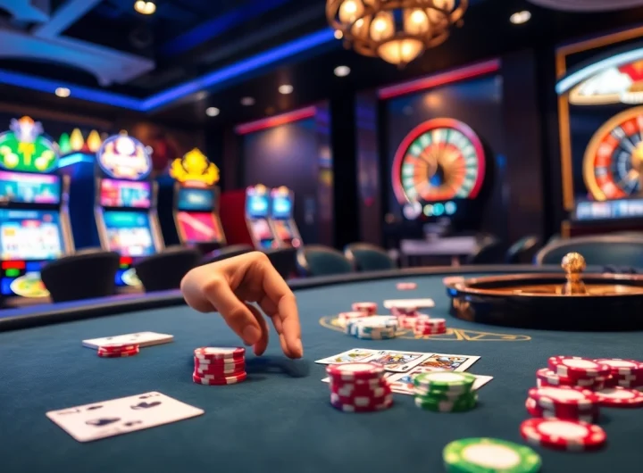 Engage with high-stakes excitement at Nhà Cái BJ888’s vibrant casino gameplay.