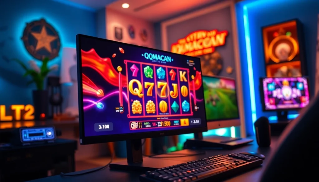 Rasakan keseruan dari permainan qqmacan game dengan layar permainan yang menarik dan warna cerah.