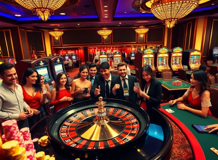 Raise your stakes with birutoto at a vibrant casino filled with enthusiastic players enjoying roulette and slots.