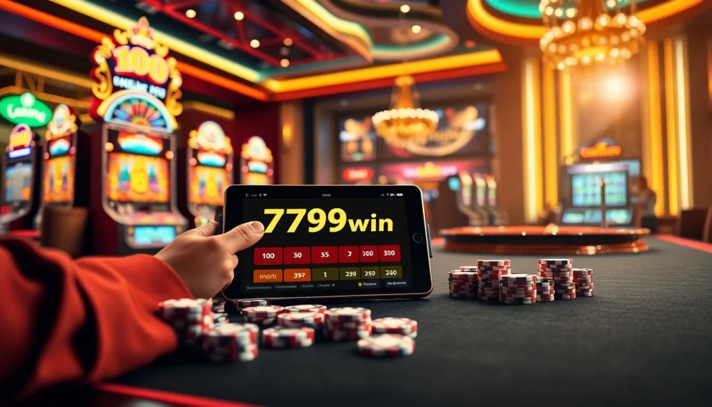 Experience the excitement of winning at https://789win.apartments/ with vibrant casino visuals showcasing engaging online gambling.