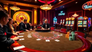 Join the thrill of high-stakes gaming with 79king at a glamorous casino table.
