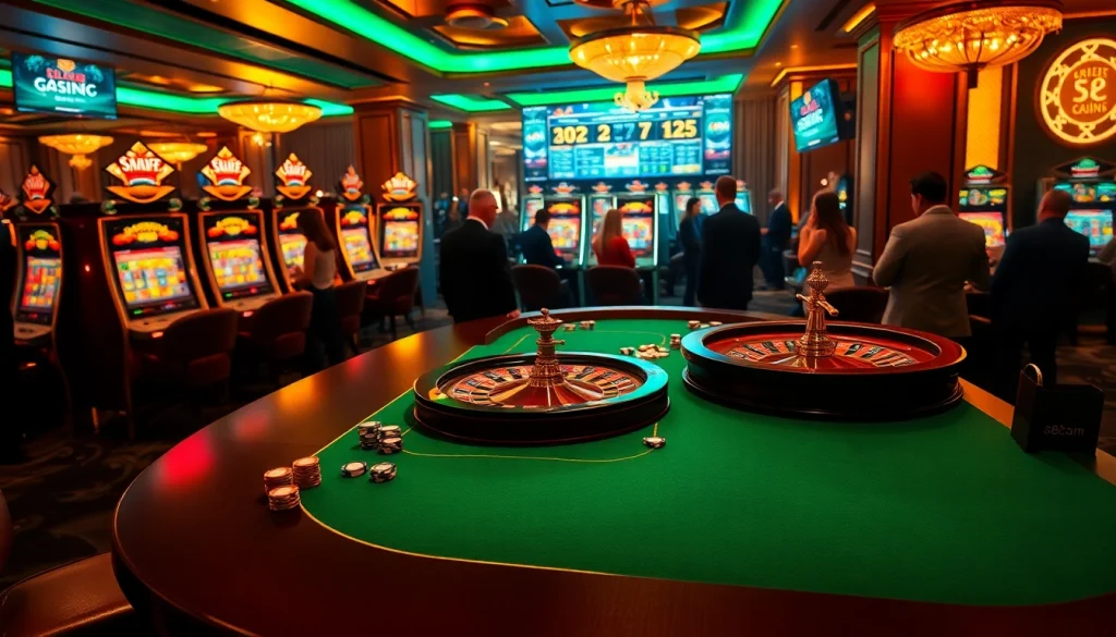 Experience the excitement of gambling at s8 com with high-stakes poker, roulette, and luxurious casino aesthetics.