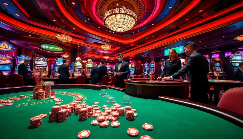 Experience the thrill of gaming at xx88tv.com with vibrant casino visuals and engaging players.